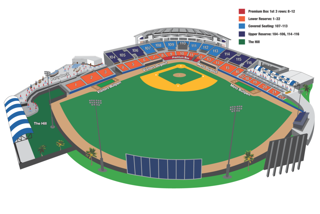 New York Mets Stadium Seating Plan Elcho Table
